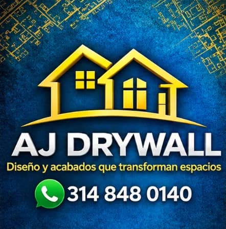 AJ Drywall logo